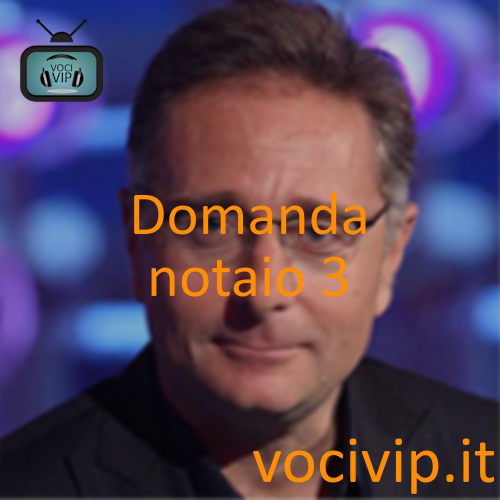 Domanda notaio 3